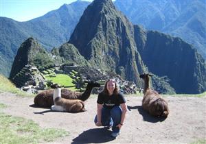 Mrs. Polloway at Machu Picchu 